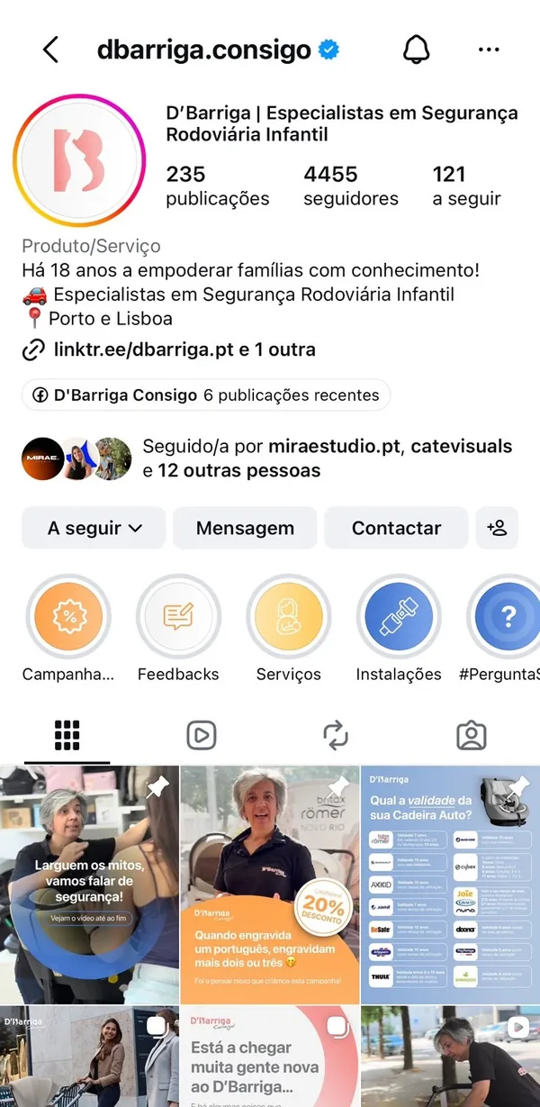 Perfil de Instagram de D'Barriga